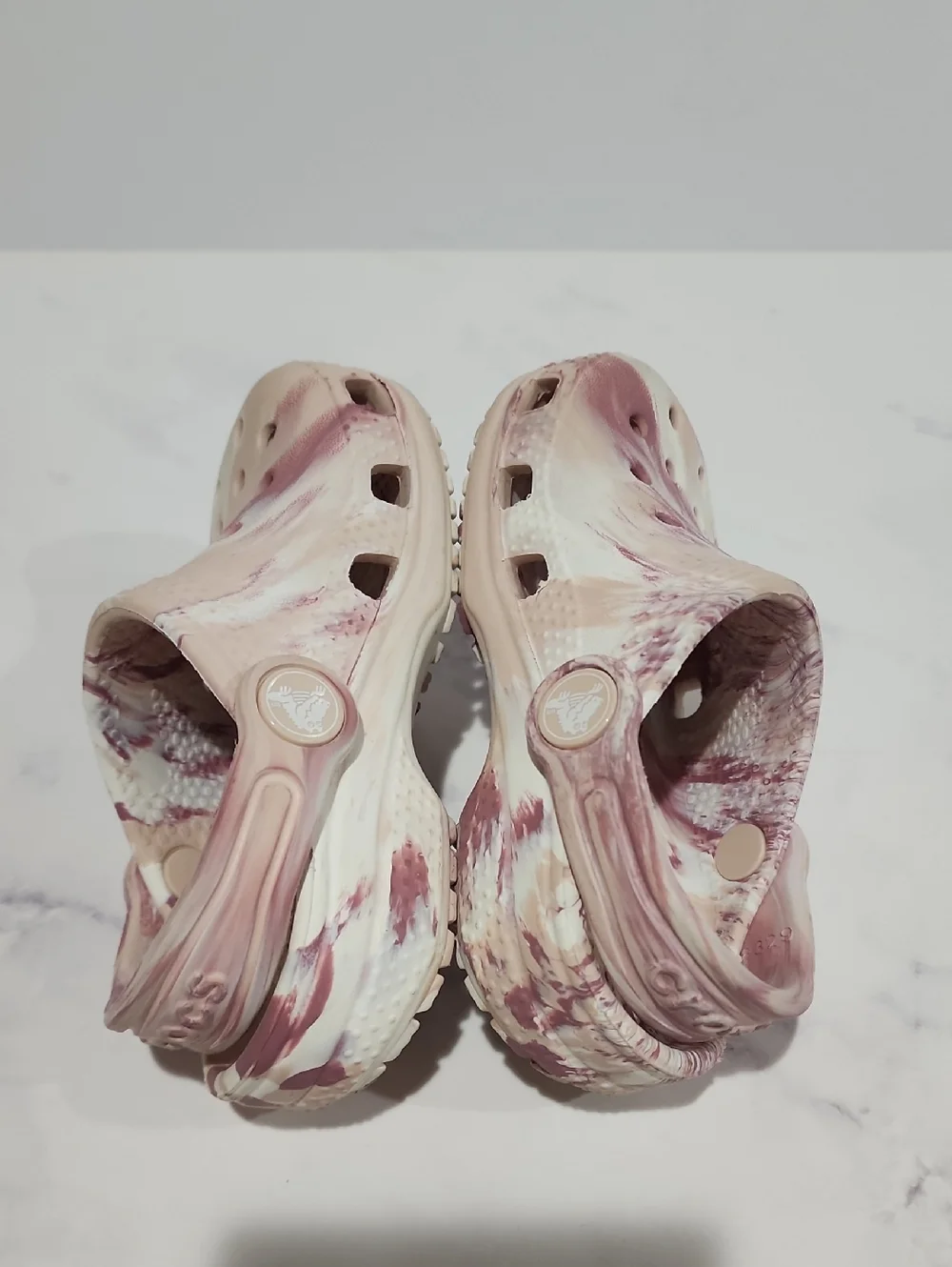Crocs Kids Purple and Cream Clogs
